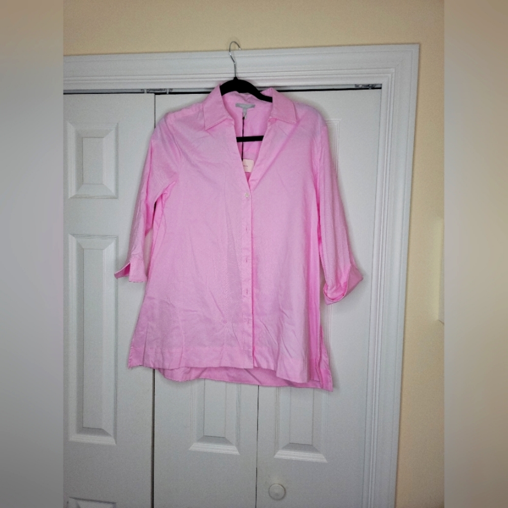 Hinson Wu women pink Tunic Blouse size 6. Brand new.